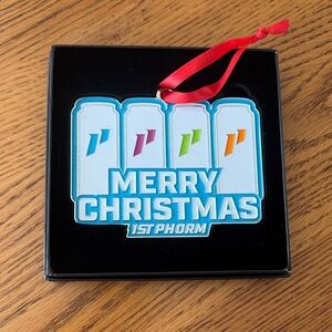 1st Phorm Blue 'Merry Christmas' Holiday Ornament